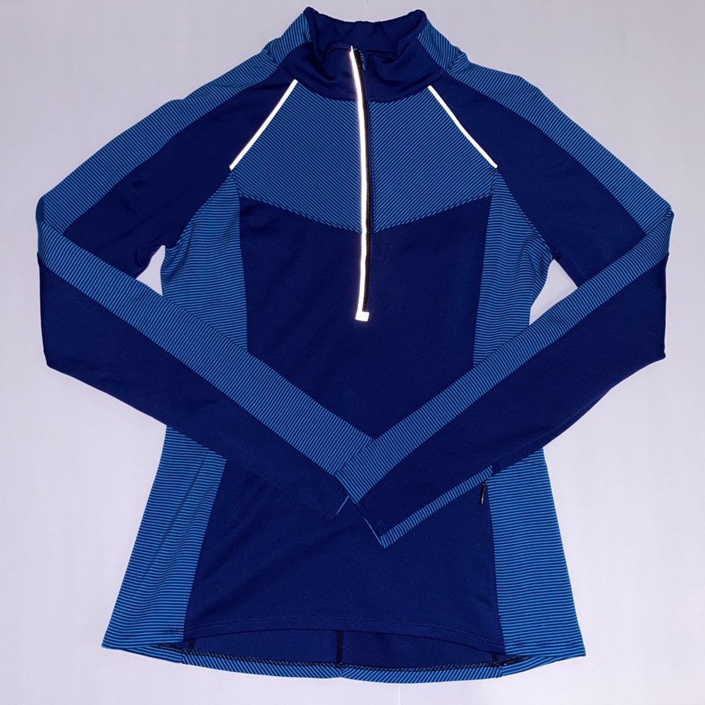 Athleta Quarter Zip Hoodie reflective